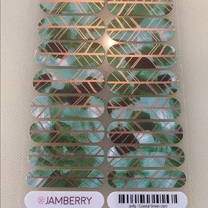 ”Coastal Green” (full set) Jamberry Wraps